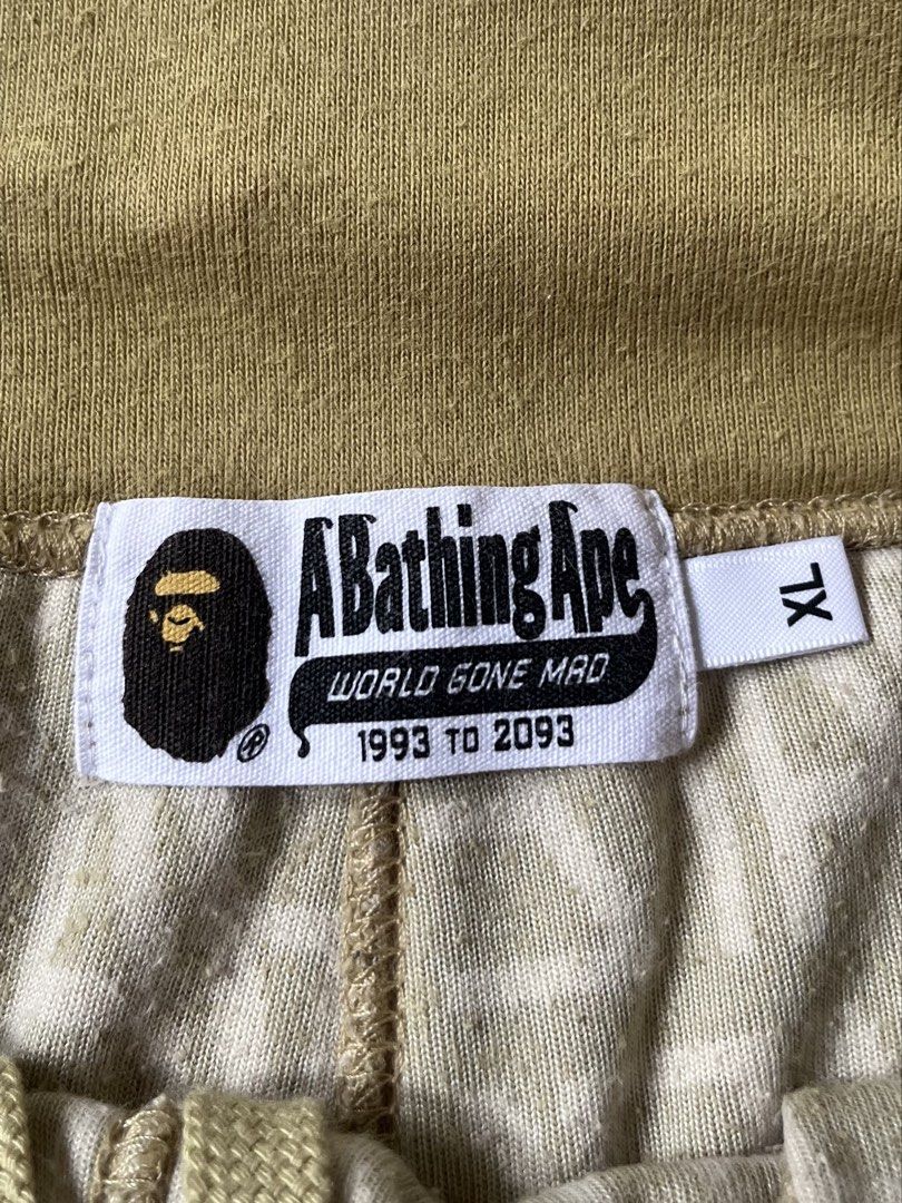 BAPE LOGO MONOGRAM VELOUR SHORT (Category: Shorts) located in Candelaria. Submitted by hiddengems.ph (Listing ID 1459728565, Image 3). Description: NO FLAW.