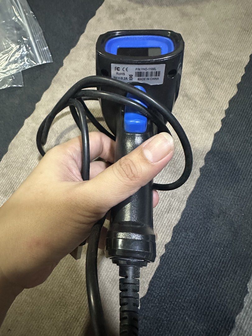 Bar code Scanner (Category: Printers, Scanners & Copiers) located in Caloocan City. Submitted by b3asty_0323 (Listing ID 1459737714, Image 3). Description: 📦 BARCODE SCANNER FOR SALE YHDAA YHD-1100L 1D Laser Barcode Scanner ✅ Wired / USB connection ✅ 1D laser barcode scanner ✅ Fast scanning — up to 300 scans/sec ✅ Plug & Play — no driver usually needed ✅ Manual trigger / continuous scanning ✅ Buzzer + LED indicator ✅ Compatible with desktop, lap