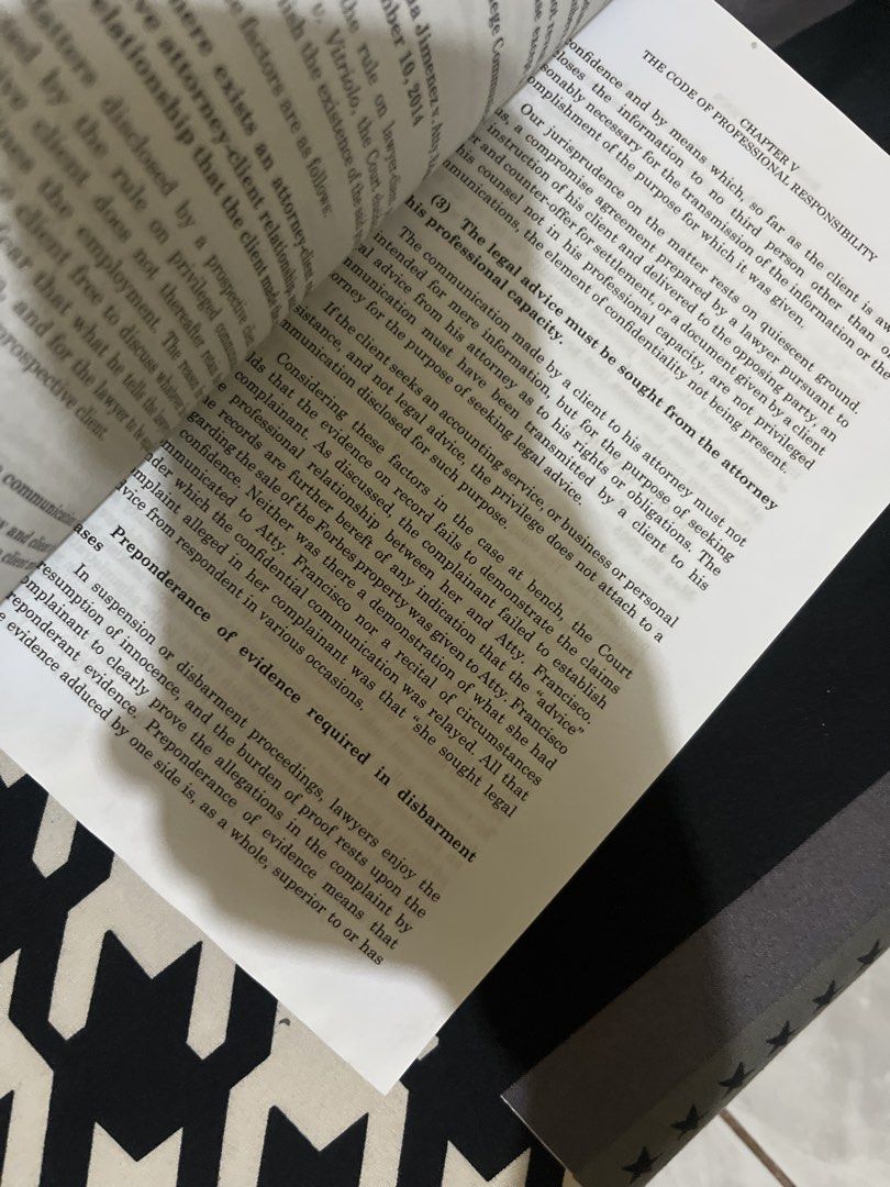 Basic Legal Ethics (Category: Textbooks) located in Laoag. Submitted by treasured.gem (Listing ID 1459802380, Image 3). Description: ✅Complete Pages ✅No missing pages ✅No damage.