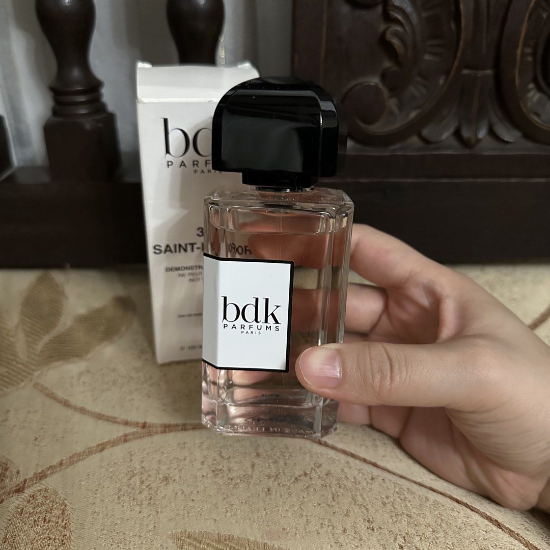 BDK Parfums 312 Saint-Honoré (Category: Fragrance & Deodorants) located in San Fernando. Submitted by chweez (Listing ID 1459744062, Image 2). Description: 100 mL tester with box Few sprays missing RFS: blind buy and didn’t like the scent ‼️Slightly damaged box.