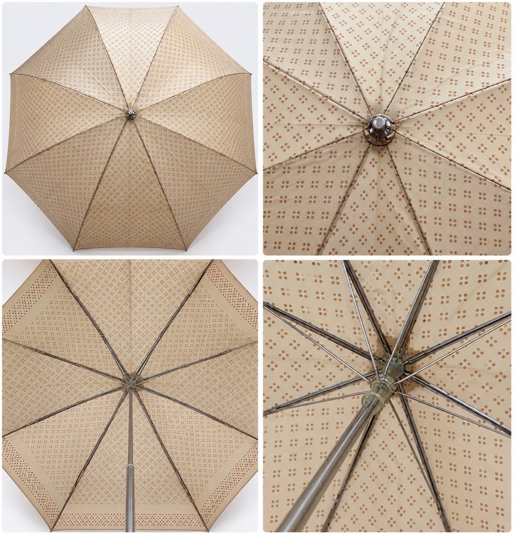 beige monogram pattern folding umbrella (Category: Umbrellas) located in San Fernando. Submitted by japansurpluselyu (Listing ID 1459805808, Image 1). Description: .