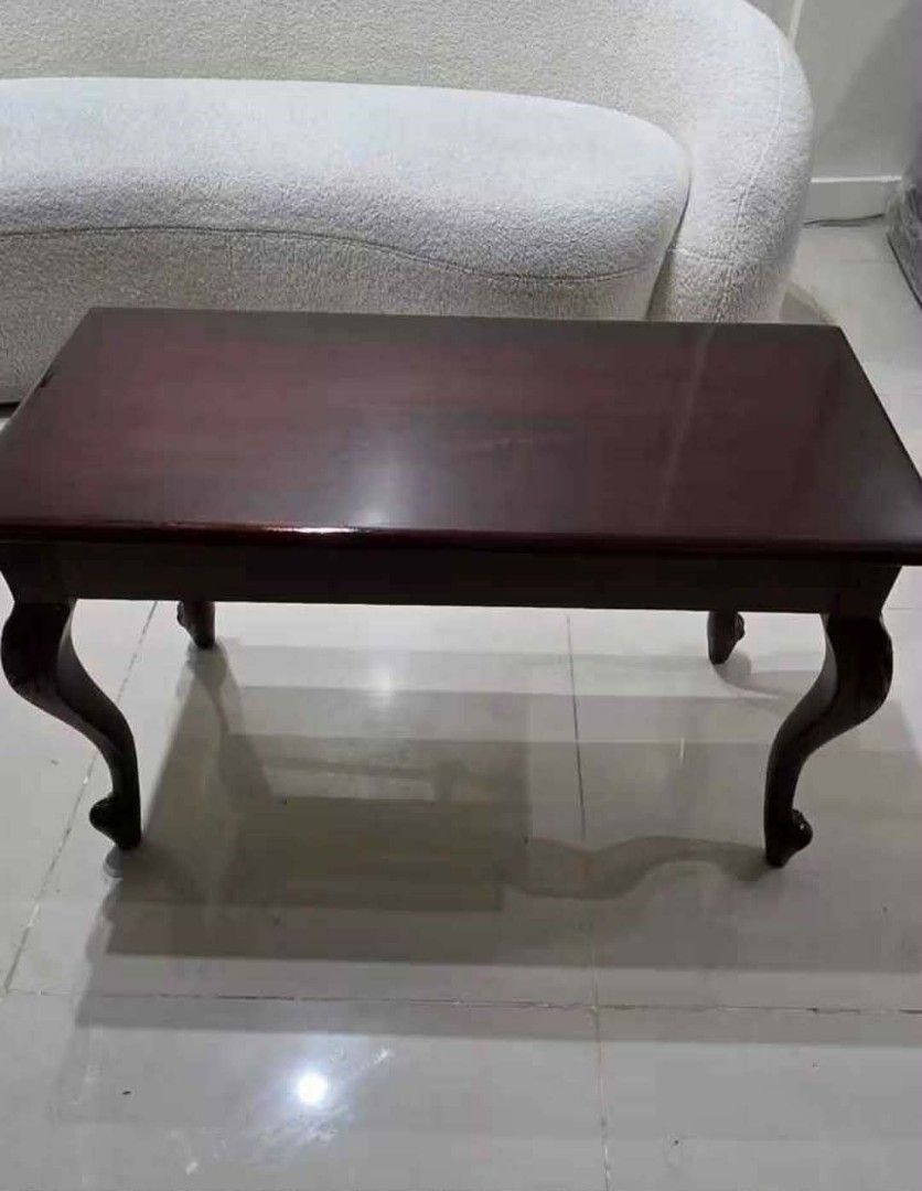 Bench or centertable (Category: Other Home Furniture) located in Las Pinas. Submitted by jenny.nogu (Listing ID 1459725672, Image 1). Description: 9/10 condition Laspiñas area dark wood coffee table / bench / piano chair with storage.