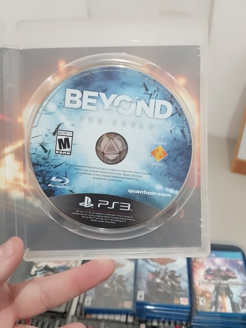 Beyond: Two Souls PS3 Game (Category: PlayStation) located in Manila. Submitted by coolowl-156047 (Listing ID 1459761397, Image 2). Description: - Beyond: Two Souls for PlayStation 3 - Starring Ellen Page and Willem Dafoe - Developed by Quantic Dream - ESRB Rating: Mature 17+ - Format: Blu-ray disc.