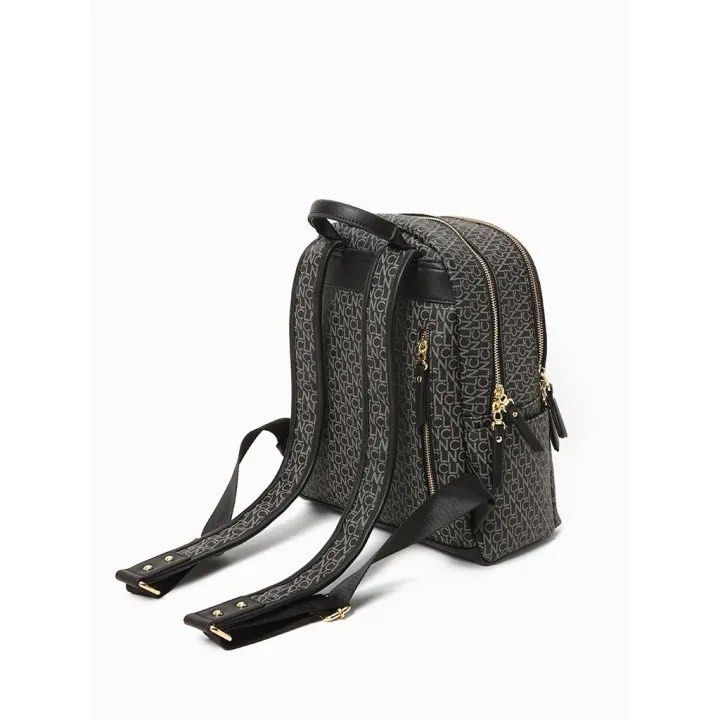 black CLN Daeniel Backpack (Category: Backpacks) located in Manila. Submitted by ohlullaaalizz13 (Listing ID 1459808091, Image 2). Description: - NOOO SCRATCHES I CAN SEND PHOTO - Chic black and grey monogram design - Spacious main zip compartment - Convenient front zip pocket - Interior zip and slip pockets for organization - Elegant gold-tone hardware - Comfortable adjustable shoulder straps.
