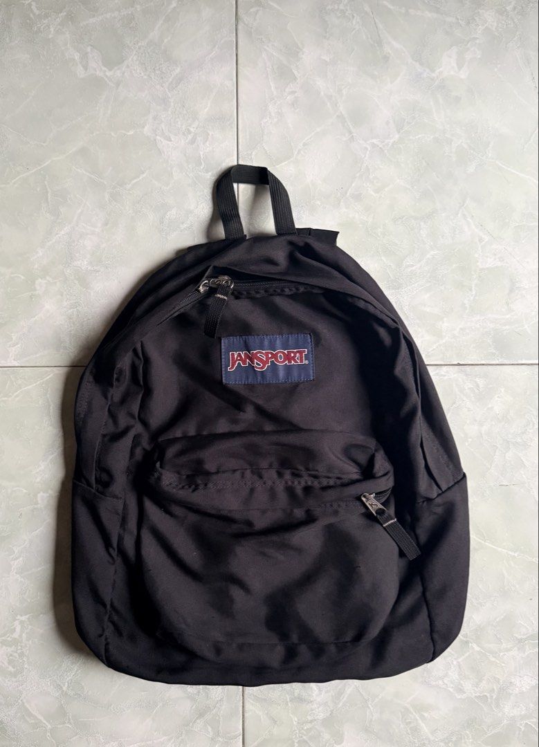 Black Jansport Backpack (Category: Backpacks) located in General Santos City (Dadiangas). Submitted by ssssshhhhhhhhh (Listing ID 1459798577, Image 1). Description: - Classic black Jansport backpack - Main compartment and front pocket with zipper closures - Durable material - Plenty of life left - Ideal for school or everyday use .