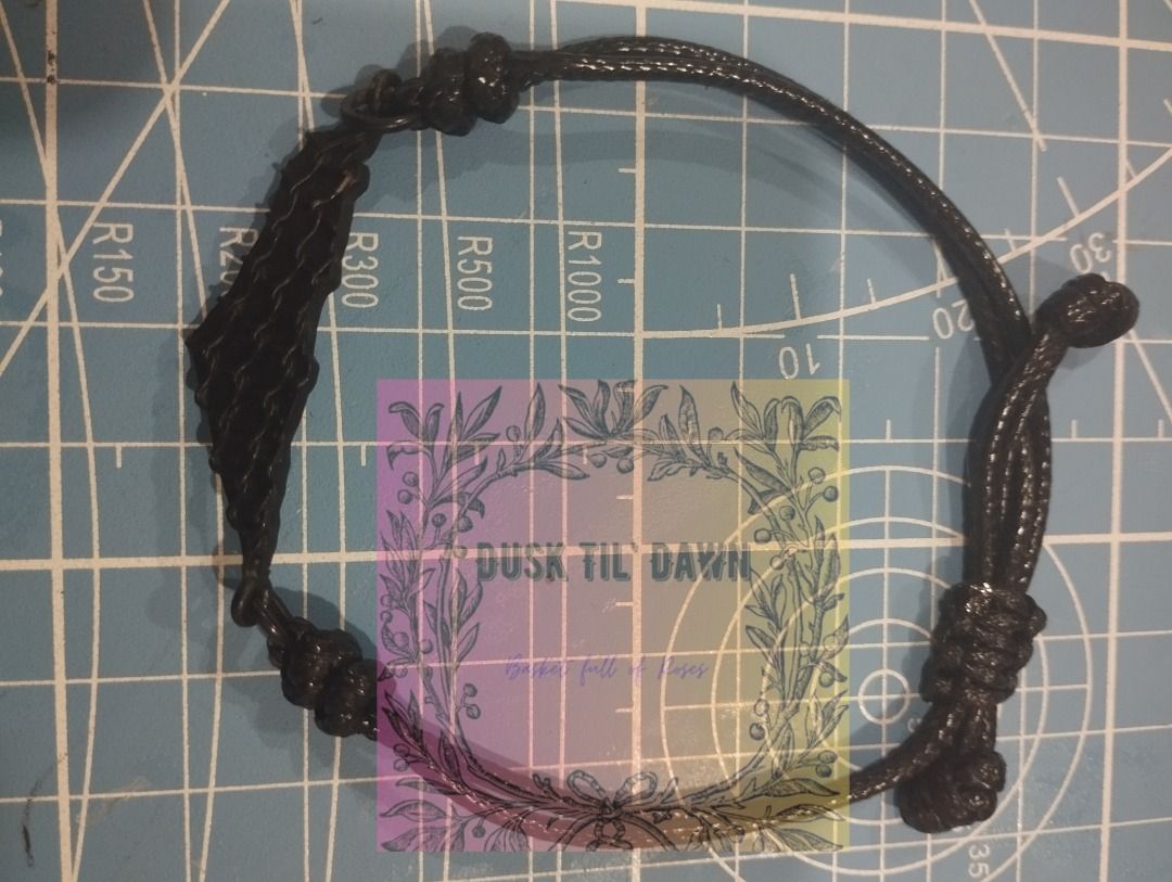 Black Woven Cord Bracelet with Adjustable Knot (Category: Bracelets) located in Caloocan City. Submitted by new_lovemaze (Listing ID 1459858073, Image 1). Description: WTS LFB #Decluttering #FromFriends #eaJxRockologist Fishnet bracelet with no box = P400.00 Onhand and ready to ship 🇵🇭 Location: 1 ride away from SM GRAND CENTRAL .