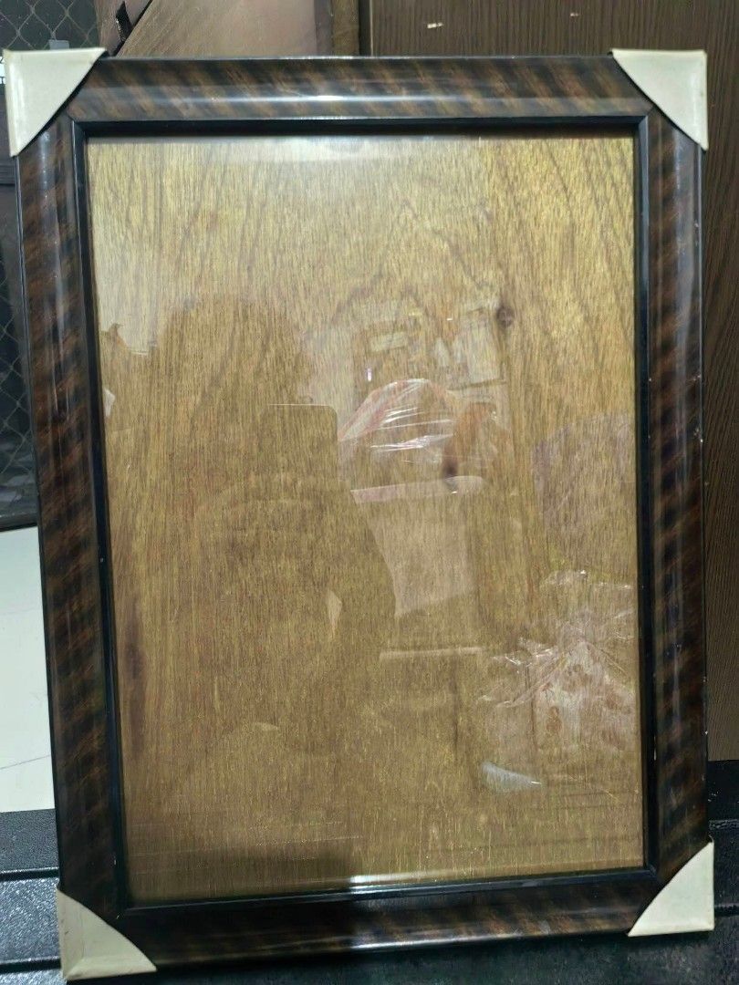 Blank Wood and Glass Frame - B4 (Category: Frames & Pictures) located in Cebu City. Submitted by dudes_villanueva (Listing ID 1459692891, Image 1). Description: Blank Wood and Glass Frame - B4 📌 B4 Size Display Area 📌 In excellent condition. 📌 Certificate Size. Display Area : L10.25xH14.5 in.
