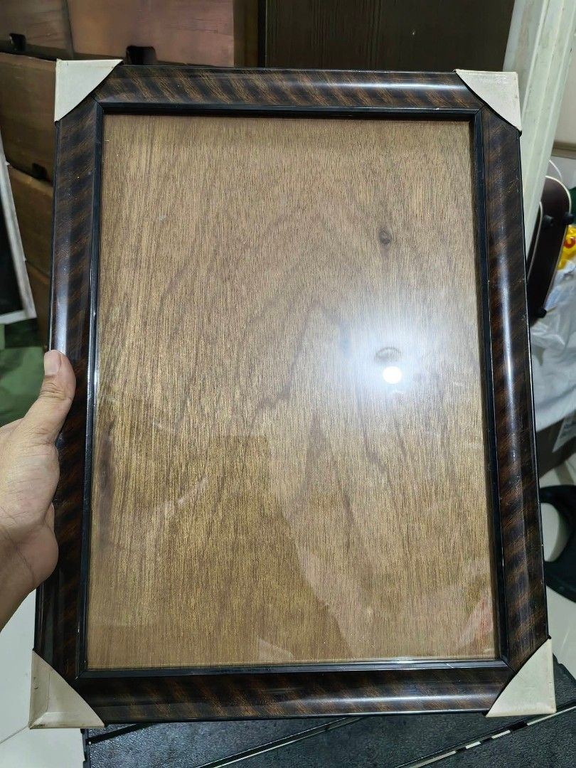 Blank Wood and Glass Frame - B4 (Category: Frames & Pictures) located in Cebu City. Submitted by dudes_villanueva (Listing ID 1459692891, Image 2). Description: Blank Wood and Glass Frame - B4 📌 B4 Size Display Area 📌 In excellent condition. 📌 Certificate Size. Display Area : L10.25xH14.5 in.