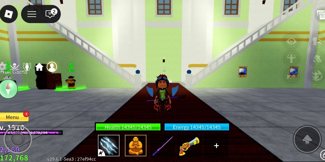 BLOXFRUITS ACCOUNT (LVL 1910) (Category: In-Game Products) located in Cavite. Submitted by sxierro (Listing ID 1459699410, Image 2). Description: LVL 1910 FRUIT STORAGE (X1) GAMEPASS: X2 MONEY X2 MASTERY PERMANENT TIGER DM FOR MORE INFO!!!.