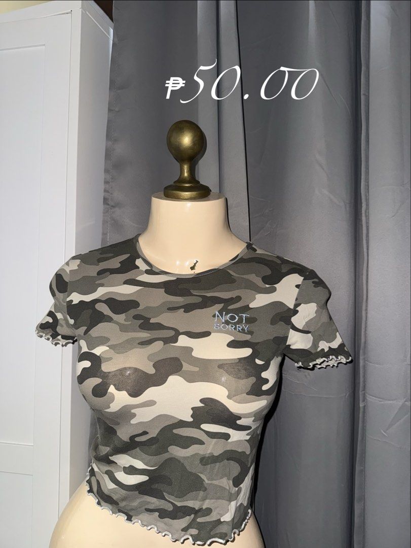 Blue Lace Trim Crop Top with Bow (Category: Others Tops) located in Caloocan City. Submitted by swiftbear.60ad90 (Listing ID 1459785075, Image 2). Description: Price already indicated each photo.