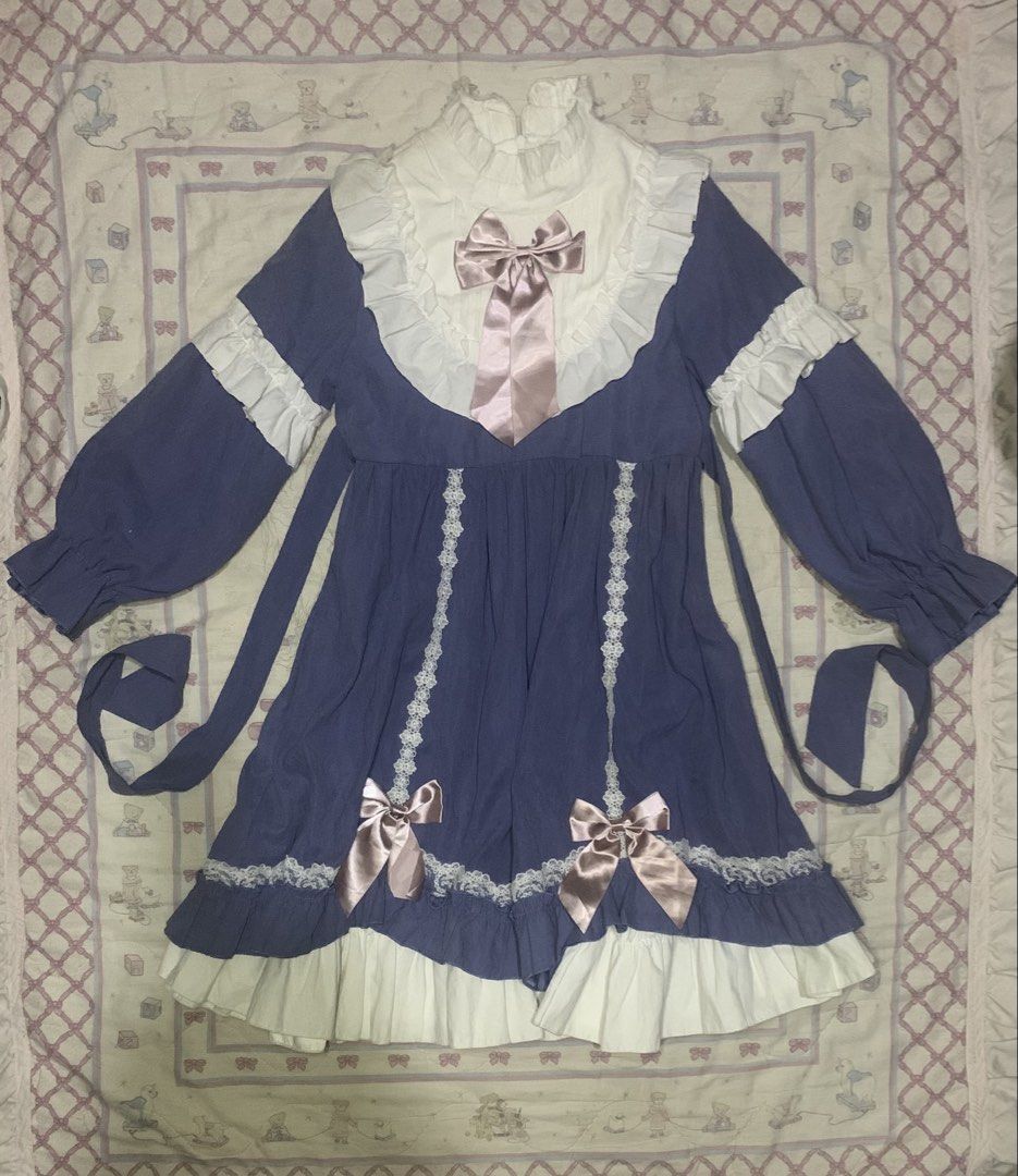 Blue Lolita Mini Dress (Category: Others Tops) located in Manila. Submitted by narix (Listing ID 1459840918, Image 1). Description: Blue Lolita Mini Dress in size XS, no ww available, kindly do DM me for the deets. Thank you!.