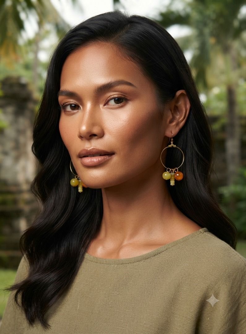 Boho Beaded Dangle Earrings - Multiple Styles (Category: Earrings) located in Caloocan City. Submitted by maricelmac50585 (Listing ID 1459732073, Image 3). Description: - Cute dangle earrings with colorful beads - Available colors: Turquoise, Pink, Yellow, Green - Lightweight and comfortable for all-day wear - Adds a pop of color to any outfit - Suitable for casual and dressy occasions.