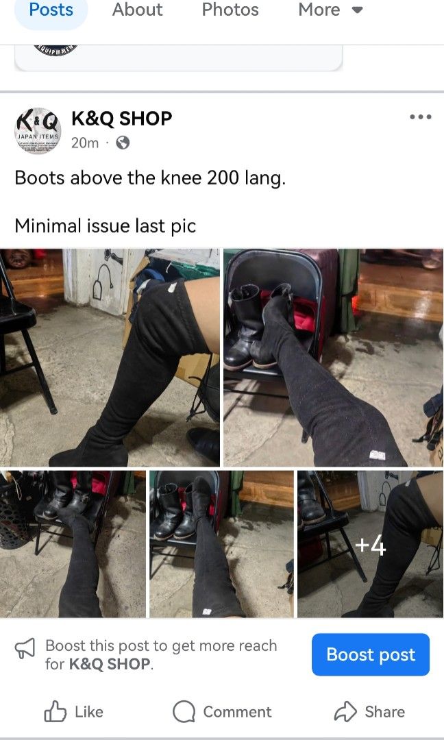 Boots above the knee (Category: Boots) located in Calamba. Submitted by princesspauliney. (Listing ID 1459843342, Image 3). Description: Details in pics.