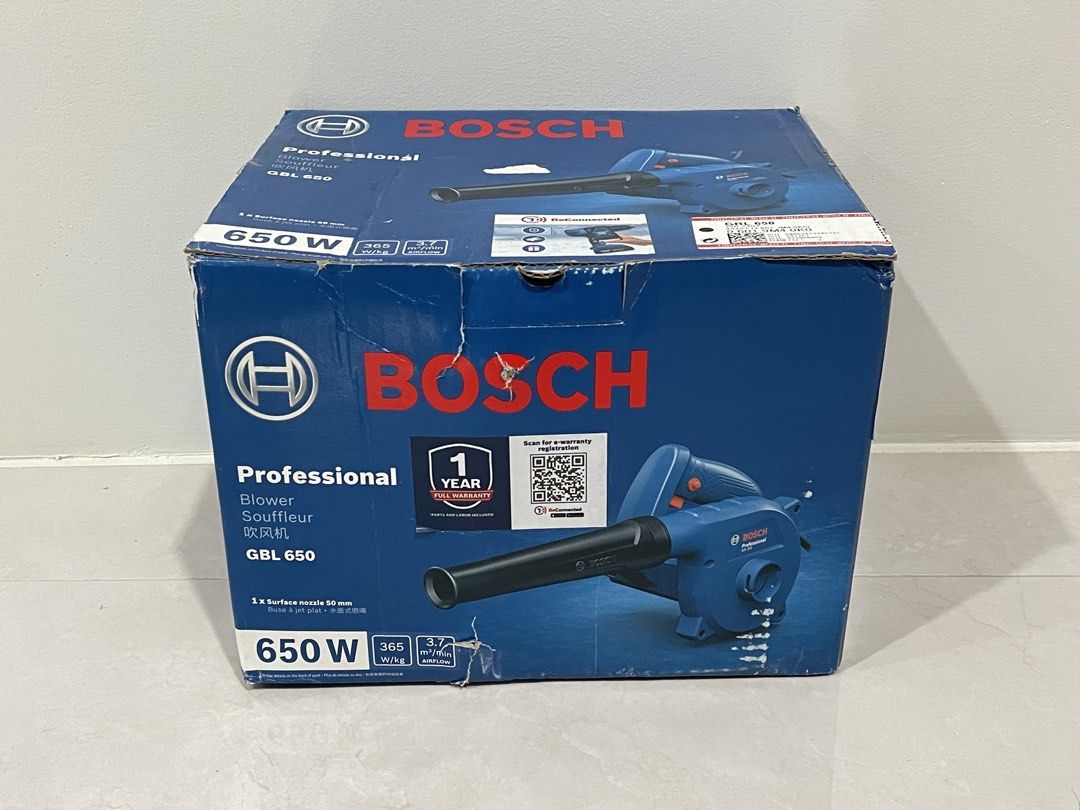 BOSCH BLOWER (GBL 650) (Category: Construction Tools & Equipment) located in San Isidro. Submitted by noeruuu (Listing ID 1459860209, Image 1). Description: Brand new. Opened but never used. 📍San Isidro, Nueva Ecija, Philippines.