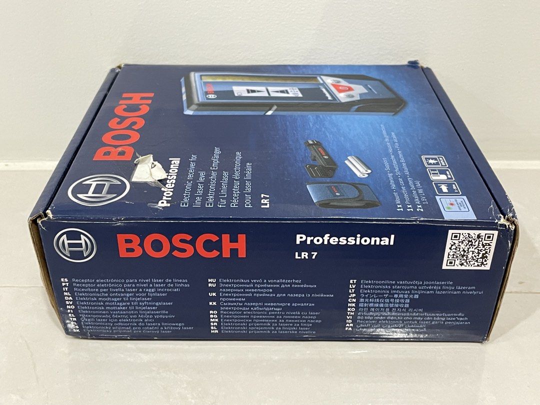 BOSCH LASER RECEIVER (LR7) (Category: Construction Tools & Equipment) located in San Isidro. Submitted by noeruuu (Listing ID 1459859898, Image 3). Description: Brand new. Opened but never used. 📍San Isidro, Nueva Ecija, Philippines.