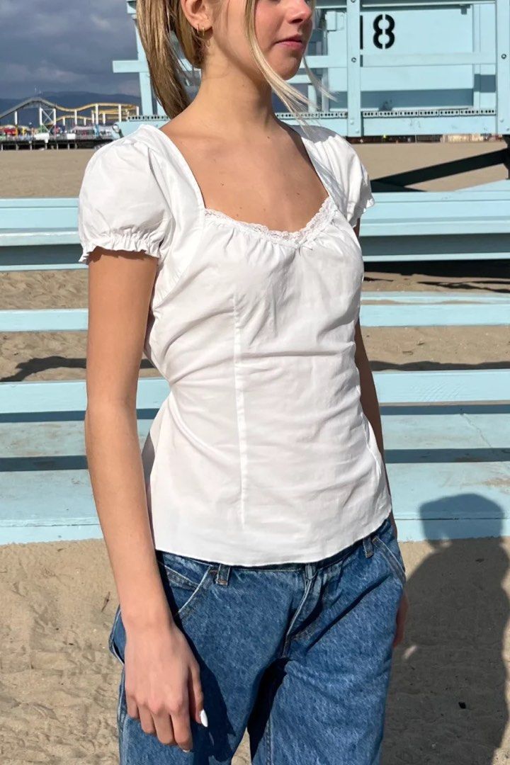 BRANDY MELVILLE Odette Lace Top (Category: Others Tops) located in Echague. Submitted by love.periii (Listing ID 1459841769, Image 1). Description: 𝐀𝐕𝐀𝐈𝐋𝐀𝐁𝐋𝐄 | Send your offer if interested. Please don’t ask obvious or clearly indicated questions—it will not be entertained. ❌ NO LOWBALLERS ❌ fits small-medium NO ISSUE payment: gcash shipping via j&t.