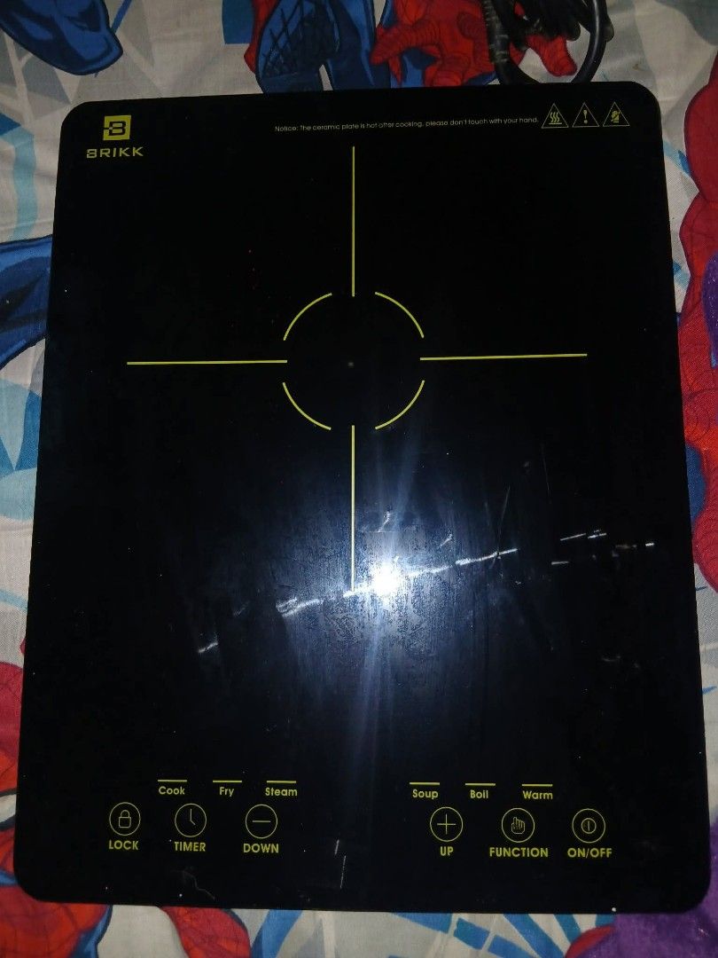 Brikk BIC-CB07 Induction Cooker (Category: Cookers) located in Manila. Submitted by yourbabebelle (Listing ID 1459860306, Image 3). Description: - Brikk Induction Cooker BIC-CB07 - Powerful 2000W - 100% Copper Coil for durability - Overheat Protection for safety - Precise Temperature Control up to 270°C - Convenient Timer function - Child Lock feature - Automatic Shut-off for peace of mind - Energy Saving design - Easy-to-use Touch Sensor Control