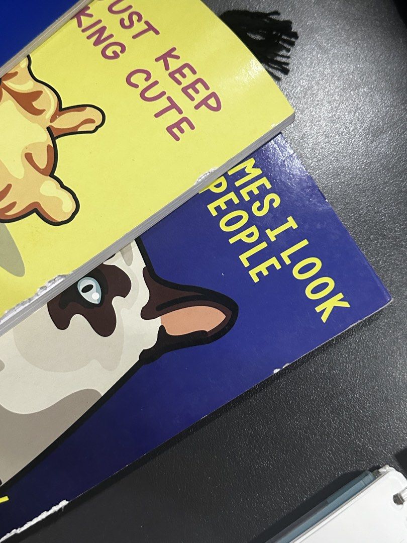 [BUNDLE] Starnotes Cat Themed Notebooks (w/ flaws) (Category: Stationery & School Supplies) located in Manila. Submitted by sharksfin06 (Listing ID 1459765418, Image 2). Description: Cover page of cat notebooks are slightly chewed (pet bunny) Drawing pad is not brand new .