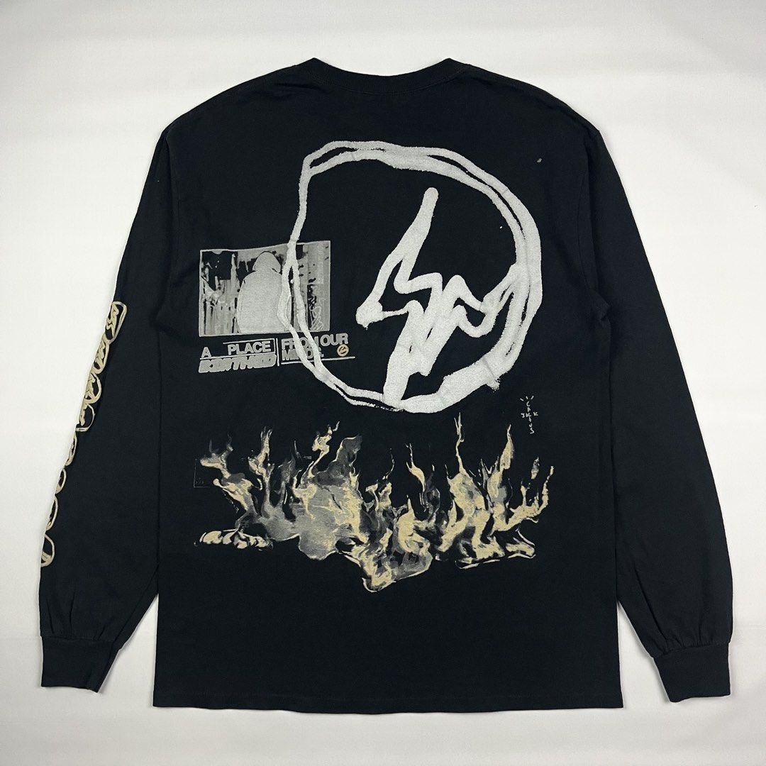 Cactus Jack For Fragment Logo L/S (Category: Activewear) located in Puerto Princesa. Submitted by paradise5300 (Listing ID 1459730000, Image 1). Description: Cactus Jack For Fragment Logo L/S Tagged Size: Small Dimensions Inches length: 28 Inches width: 19.5 Condition: Excellent Color rate: 10 Flaws: None 1,599 shipping fee is not yet included. .