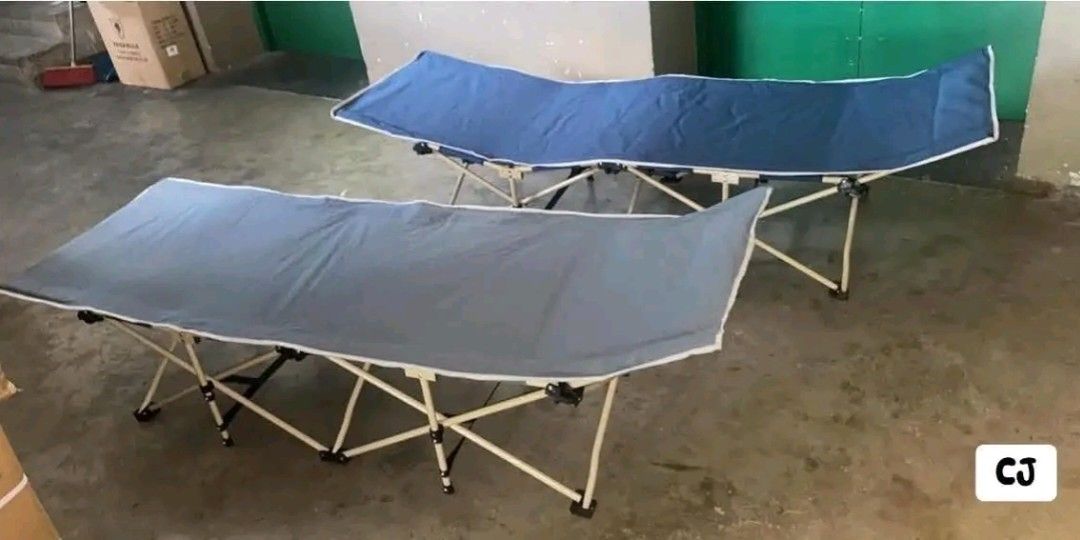 Camping folding bed (Category: Hiking & Camping) located in Manila. Submitted by viashop02 (Listing ID 1459841929, Image 3). Description: Camping folding bed Cash on delivery via lalamove.