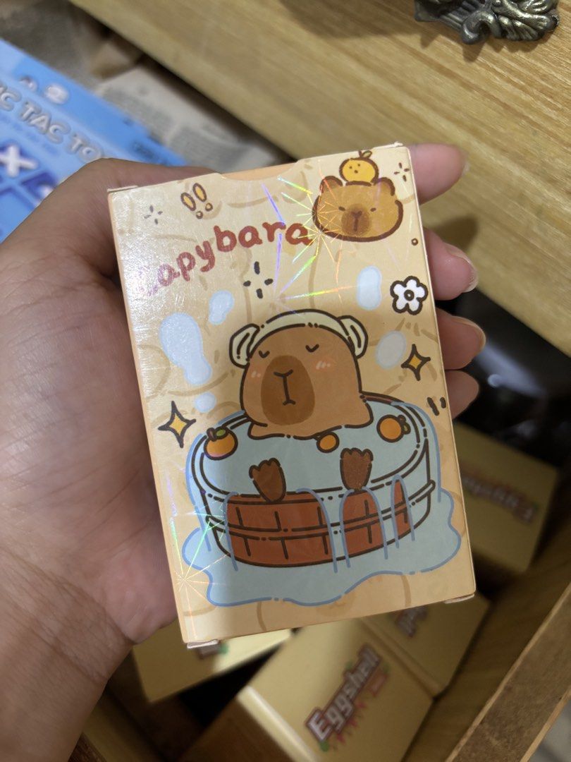 Capybara Lomo Cards with Stickers 92pcs (Category: Raw Singles) located in Manila. Submitted by meliorashop22 (Listing ID 1459704164, Image 2). Description: 92 pcs. with 1 sticker great for gifting! 2 on hand!.