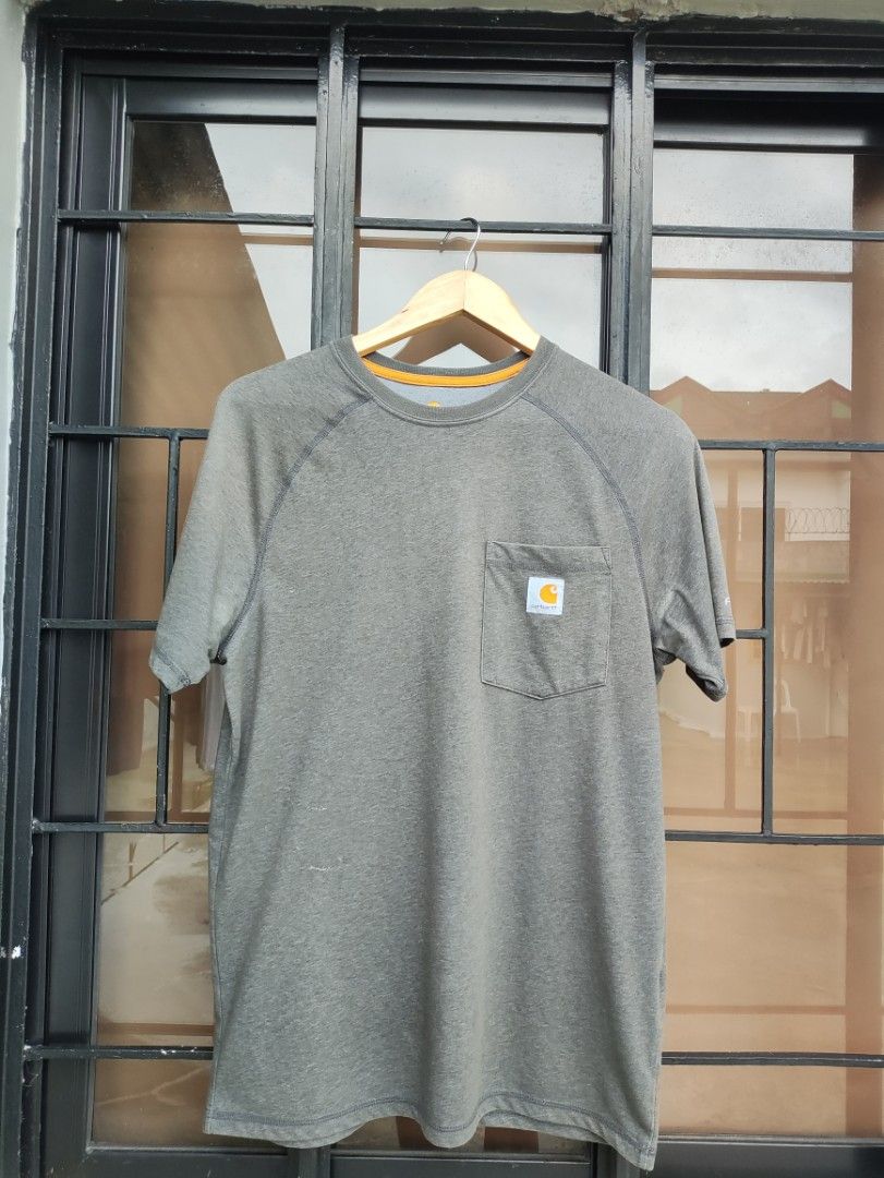 Carhartt Force (Category: Tshirts & Polo Shirts ) located in Quezon City. Submitted by oldsoulv1 (Listing ID 1459797893, Image 1). Description: Carhartt Force dimes: kindly check the last 2 slides solid neto kasi fitted issues: may paint stain kita sa pic and yung sa armpit 500 SHIPPED.