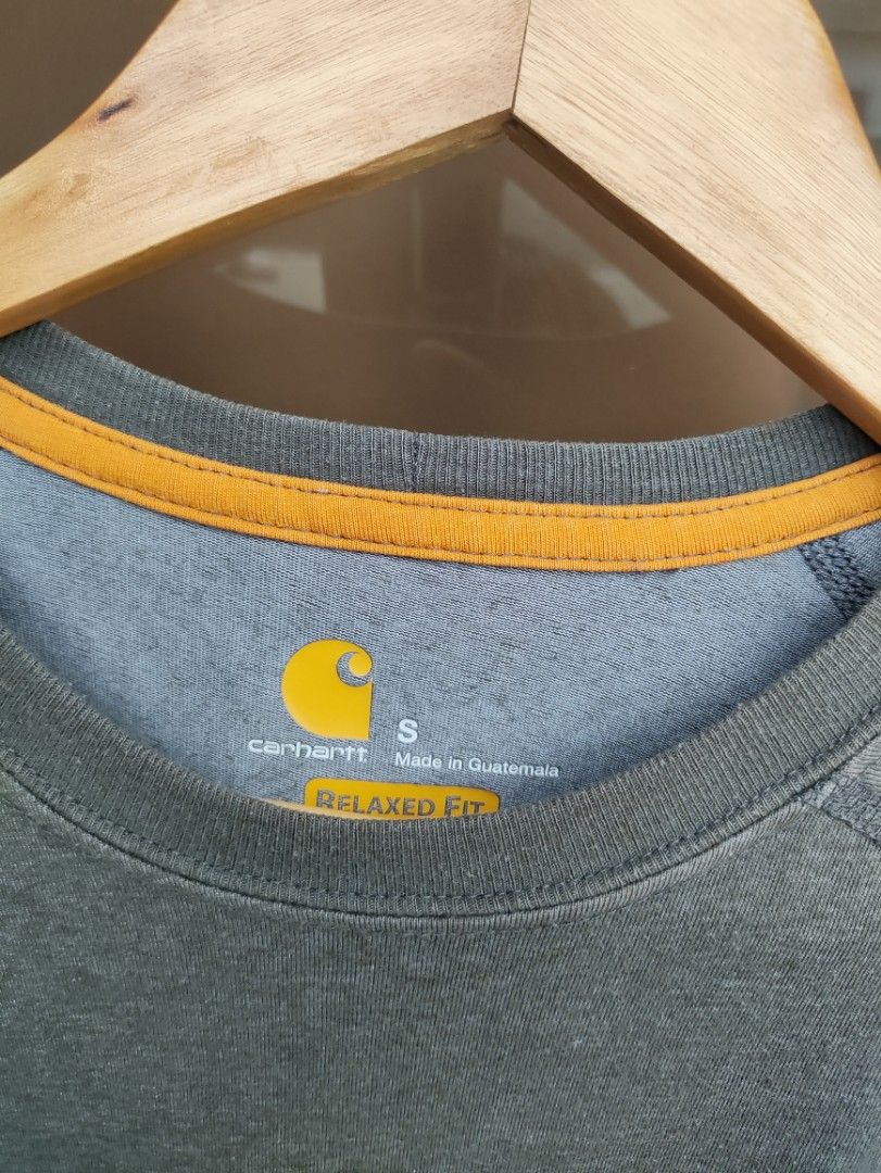 Carhartt Force (Category: Tshirts & Polo Shirts ) located in Quezon City. Submitted by oldsoulv1 (Listing ID 1459797893, Image 3). Description: Carhartt Force dimes: kindly check the last 2 slides solid neto kasi fitted issues: may paint stain kita sa pic and yung sa armpit 500 SHIPPED.