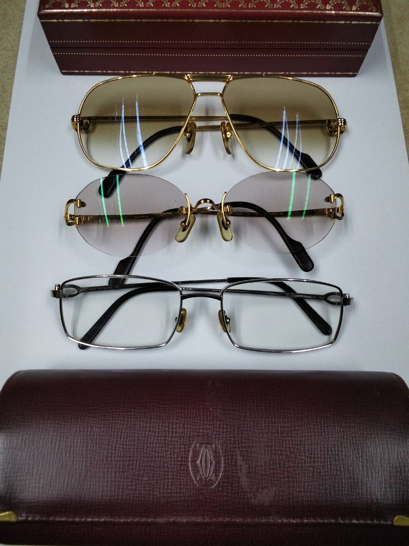 Cartier Eyeglasses (Category: Luxury Accessories) located in Manila. Submitted by silver_ben (Listing ID 1459761719, Image 2). Description: Package sale All with box All authentic.
