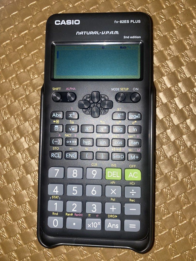 Casio fx-82ES Plus (Category: Office & Business Technology) located in Marilao. Submitted by kristinadenise (Listing ID 1459751150, Image 2). Description: Original Casio fx-82ES Plus 2nd edition Non-peogrammable and Non-graphing Comes with hard protective case Clean and well-maintInsd RFS: No longer needed after passing rhe board exam Note: The PRC released a memo that calculators that are "2nd edition" are not allowed. Location: Marilao, Bulacan