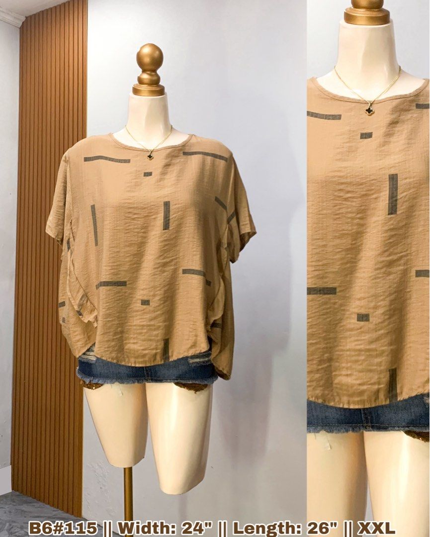 Casual / Office Blouse • Brown (Category: Blouses) located in Cavite. Submitted by cnchnll (Listing ID 1459857114, Image 1). Description: .