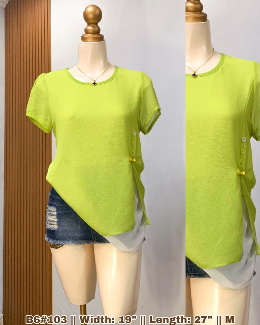 Casual / Office Blouse • Green (Category: Blouses) located in Cavite. Submitted by cnchnll (Listing ID 1459860389, Image 1). Description: .