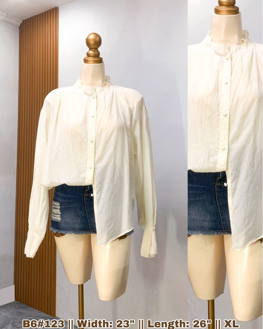 Casual / Office Blouse • Offwhite (Category: Blouses) located in Cavite. Submitted by cnchnll (Listing ID 1459856534, Image 1). Description: .