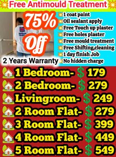 Painting, Plastering,Epoxy,Grouting,Polish,Door And Door Frame Paint,Kitchen And Toilet Ceiling,Antimould Treatment, Wallpaper Installation, Wallpaper Remove,All Services In Affordable Price Collection item 2