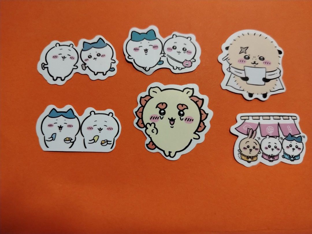 Chikawa Stickers (Category: Art & Prints) located in Quezon City. Submitted by chocolatte_00 (Listing ID 1459790543, Image 3). Description: Different Sets of Chikawa Stickers 35.00 pesos per set 6 pcs per set.
