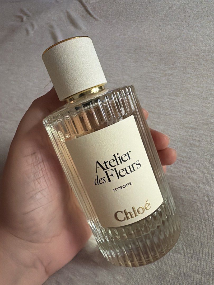 Chloe Atelier des Fleurs HYSOPE Eau de Parfum 150ml (Category: Fragrance & Deodorants) located in Manila. Submitted by cythecarebear (Listing ID 1459731220, Image 1). Description: - Chloe Atelier des Fleurs HYSOPE Eau de Parfum Authentic Tester from the Fragrance Closet - Size: 100ml - Scent Profile: Fresh and floral - Versatile: Ideal for everyday wear or special occasions - Feel free to message me with any questions!.