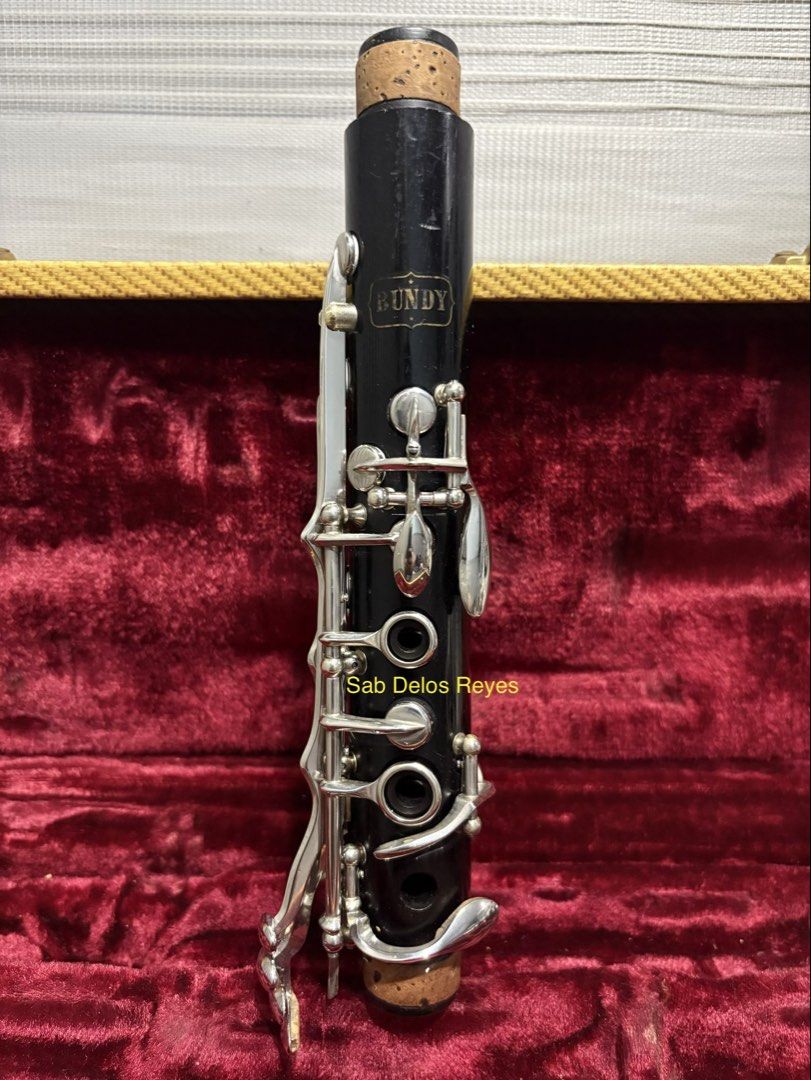 Clarinet Bundy Selmer Wood (Category: Musical Instruments) located in Manila. Submitted by musicman12 (Listing ID 1459855731, Image 2). Description: Clarinet : Bundy Selmer Elkhart Indiana Wood Clarinet New Leather Pads Selmer Goldentone Mouthpiece Bundy Selmer Original Hardcase Cleaning Cloth Cork Grease Mouthpiece patch Ready To Play🎼🎶🎶.