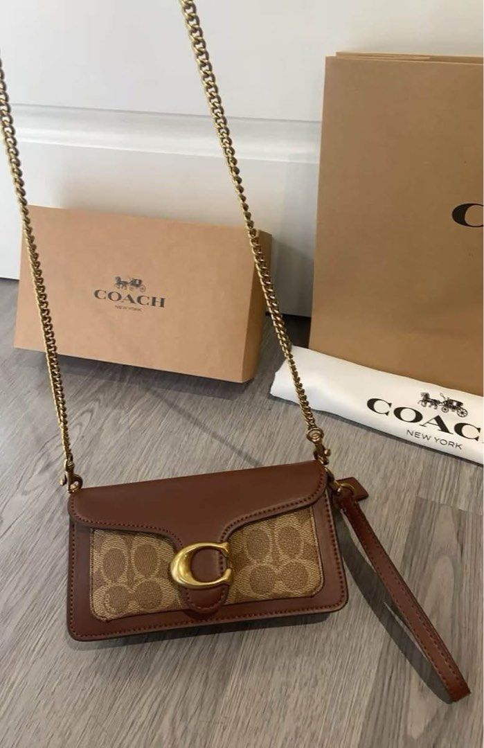 Coach Tabby Chain Clutch (Category: Cross-body Bags) located in Manila. Submitted by btdcbagtrendsdcapul.2 (Listing ID 1459870878, Image 2). Description: Inclusion: Tag, Carecard, Paper Bag, Dustbag, Limited stocks only 📩 Dm for inquiries .