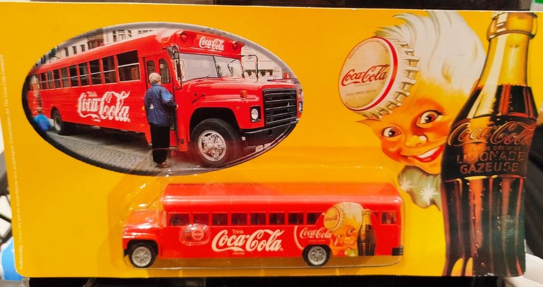 Coca Cola Red School Bus Diecast boy model (Category: Vehicle & Diecast Models) located in San Juan City. Submitted by rjvs1216 (Listing ID 1459891718, Image 1). Description: Coca Coca Red School Bus Diecast Boy Model Price 1300.