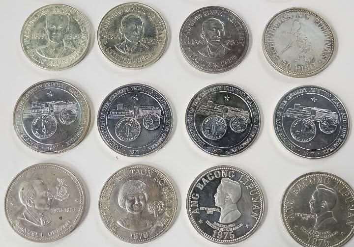 COMEMORATIVE SILVER COIN (Category: Currency) located in Manila. Submitted by legitseller12 (Listing ID 1459706279, Image 1). Description: FOR SALE ALL SILVER COIN PHILIPPINE COMEMORATIVE 50PISO AND PISO BIG SILVER COIN 900 TO 925 SILVER LOCATION SANTA ROSA LAGUNA PWEDE MEETUP OR SHIPMENT VIA JRS.