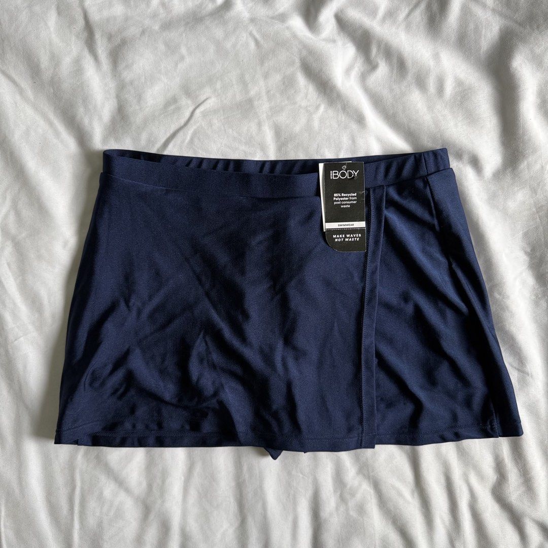 Cotton On Mini Swim Skort (Category: Bikinis & Swimsuits) located in Manila. Submitted by shop.declutter (Listing ID 1459746653, Image 1). Description: Brand new with tag Still with protective sticker Mini swim skort in ocean water shimmer :) Medium on tag.
