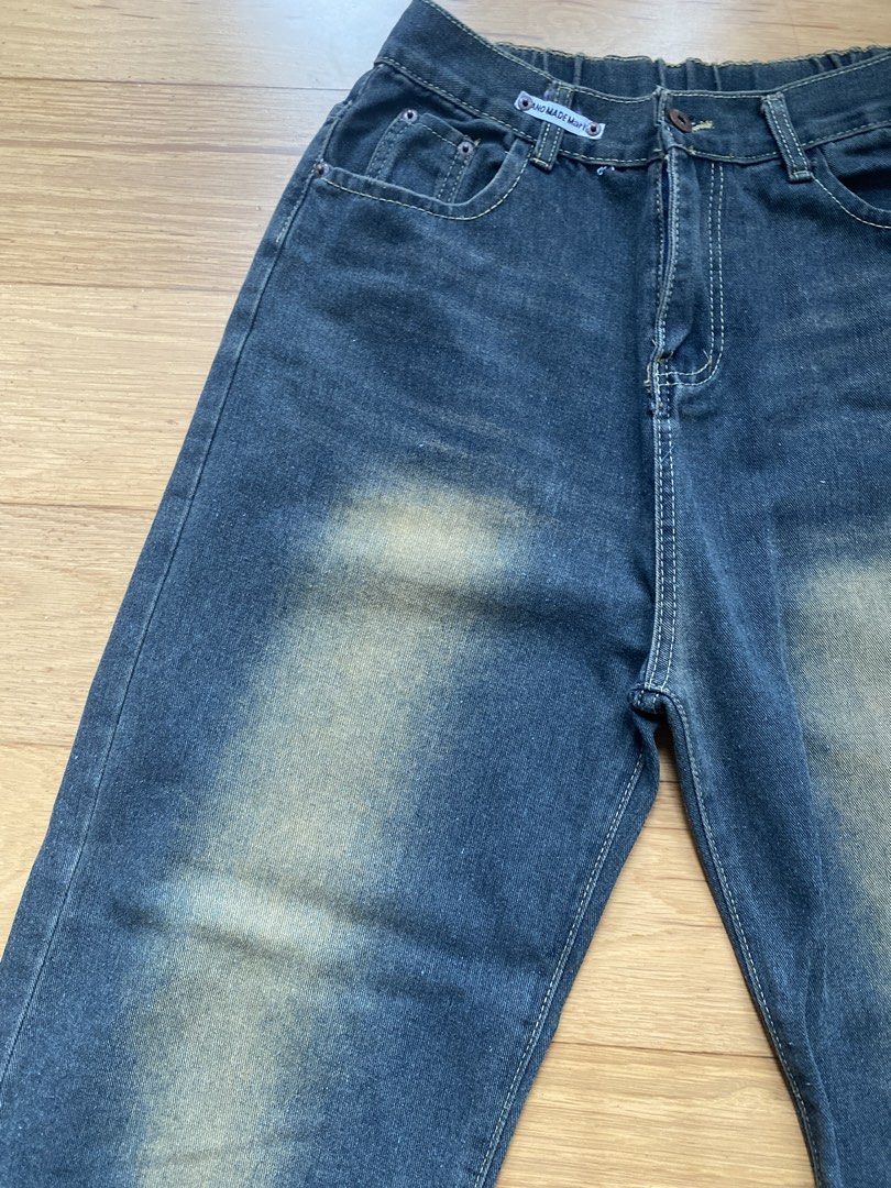 Dark wash Denim Jeans Pants (Category: Jeans) located in Manila. Submitted by lovelovewears (Listing ID 1459738747, Image 2). Description: BRAND NEW‼️NEVER USED‼️ dark wash dirt style jeans pants for men/women -xl -never worn -great for street wear style! -baggy fit -wide leg RFS: decluttering SF will be shouldered by the buyer.