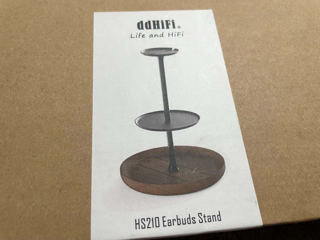 ddHiFi HS210 Earbuds Stand Walnut Wood (Black) (Category: Earphones) located in Pasay City. Submitted by nagumeow (Listing ID 1459861649, Image 3). Description: - ddHiFi HS210 Earbuds Stand - Material: Walnut Wood - Color: Black - Keeps earbuds organized and stylishly displayed - Perfect for desks or audio setups - Original packaging included.