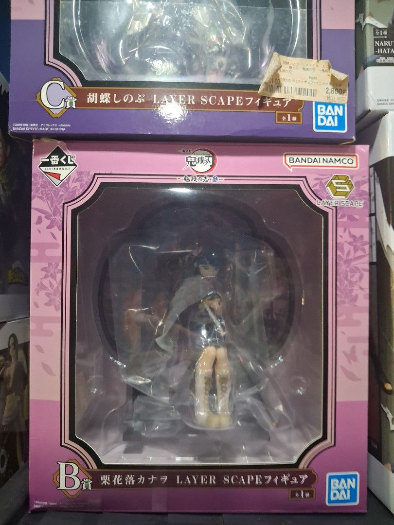 Demon Slayer Layer Scape Figures - Shinobu & Kanao (Category: Figurines & Statues) located in Manila. Submitted by oldhug (Listing ID 1459879742, Image 1). Description: FOR SALE IK LAYERSCAPE KANAO MIB WITH CLAM 1,420 lalamove lbc pasig area no tawad.