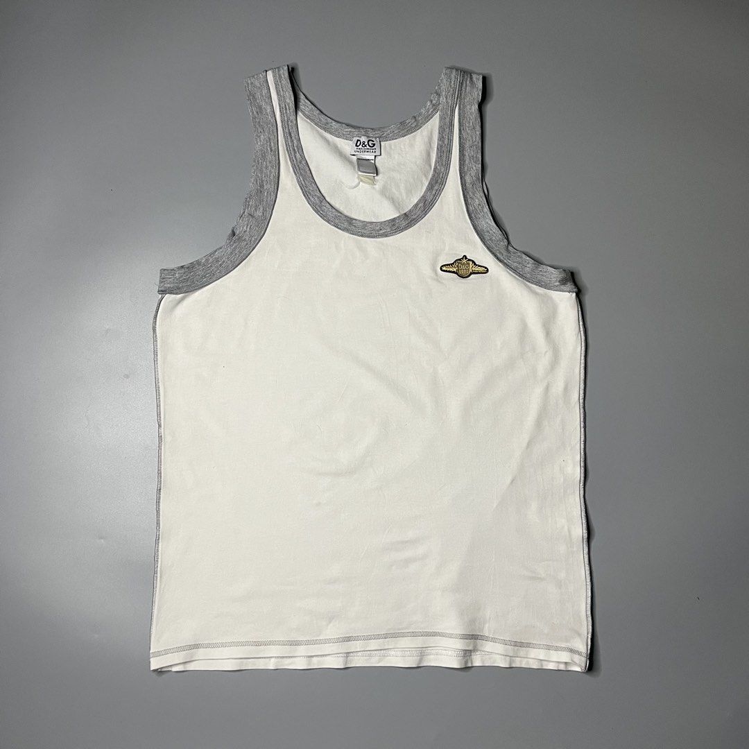 D&G UNDERWEAR (Category: Sleeveless) located in Manila. Submitted by aaaaaahhhhhh (Listing ID 1459828413, Image 1). Description: Faded size tag 17W 26.5L Need wash, Stain Lalamove or J&t Express + Shipping fee.