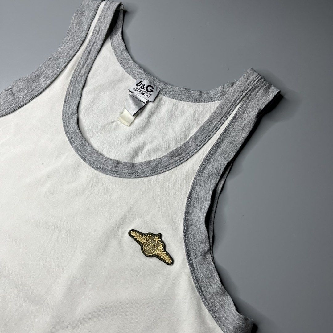 D&G UNDERWEAR (Category: Sleeveless) located in Manila. Submitted by aaaaaahhhhhh (Listing ID 1459828413, Image 2). Description: Faded size tag 17W 26.5L Need wash, Stain Lalamove or J&t Express + Shipping fee.