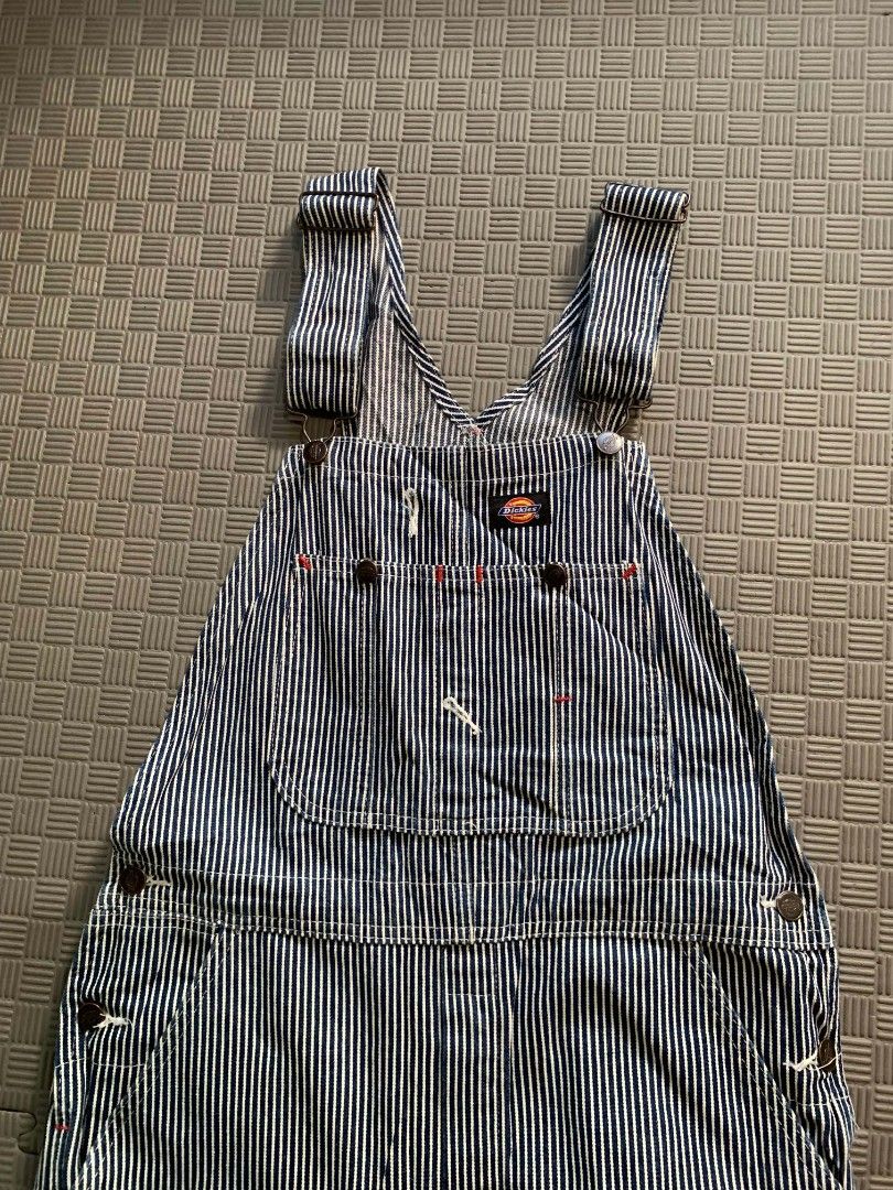 Dickies Hickory Stripe Bib Overall (Category: Activewear) located in Catbalogan. Submitted by j.thrift25 (Listing ID 1459754878, Image 1). Description: Dickies Hickory Stripe Bib Overall Excellent Need Wash Size 30x30 Length 60 Waist 18 Leg opening 9.