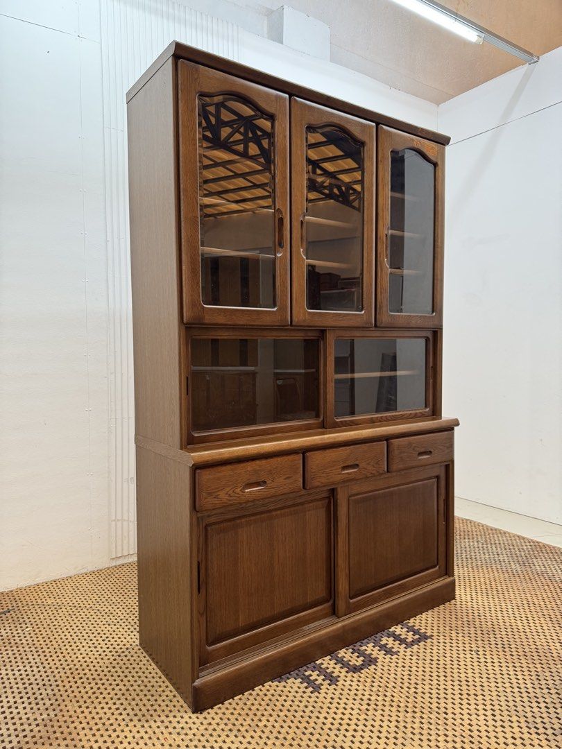 Display cabinet (Category: Shelves, Cabinets & Racks) located in Quezon City. Submitted by matetdevis13 (Listing ID 1459894924, Image 2). Description: Big Elegant Wooden Display Cabinet Price: 10,900 L47.5 x W18 x H75 In good condition Code MJS35-RB10.