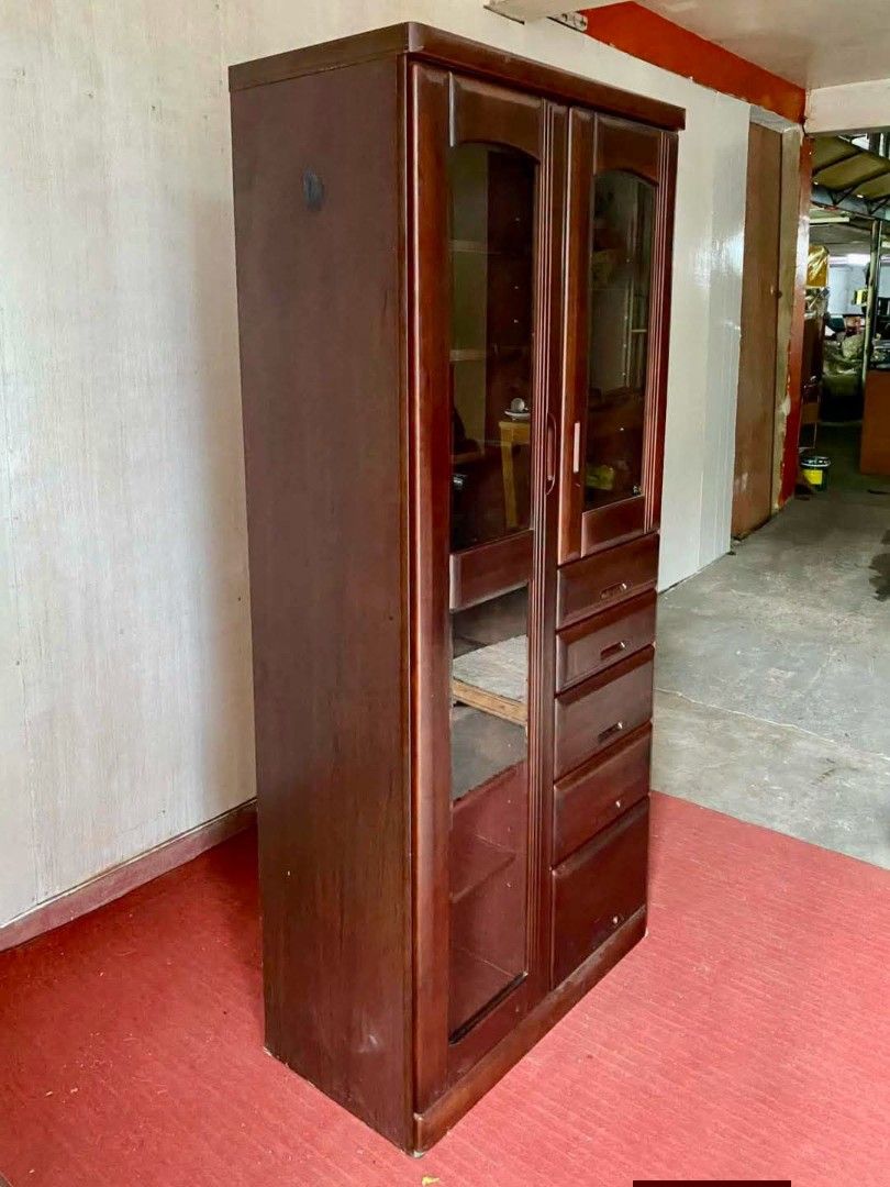 Display/Pantry cabinet (Category: Shelves, Cabinets & Racks) located in Meycauayan. Submitted by marygracecasimiro (Listing ID 1459794820, Image 3). Description: Solid Wood Display Cabinet Pantry Cabinet 33”L x 16”W x 72”H Php 12,500♥️.