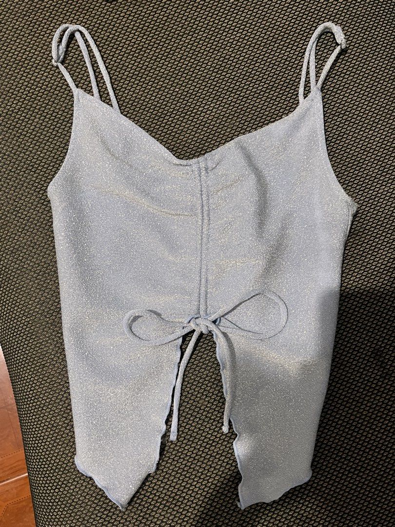 DIVIDED Sheer Butterfly Top (Category: Sleeveless) located in Manila. Submitted by elise_21 (Listing ID 1459807055, Image 3). Description: only worn once, like new. .