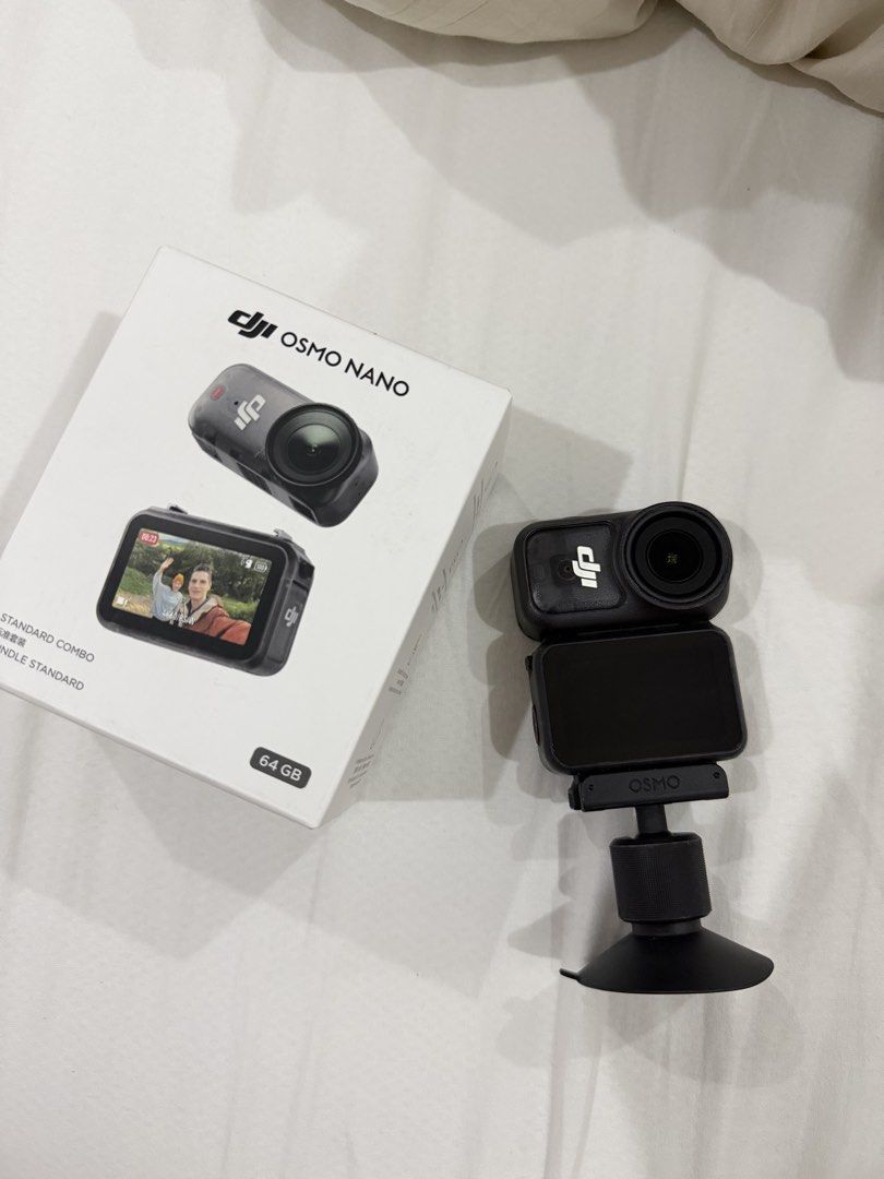 DJI Osmo Nano 64gb (Category: Video Cameras) located in Manila. Submitted by kcploved (Listing ID 1459742696, Image 1). Description: DJI Osmo Nano 64gb Complete inclusions Barely used No issues, No scratches You can make an offer :) Rfs: I don’t use it.